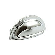 Polished Chrome Cup Pull Handle