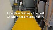 Mention about: where is FRP grating used?