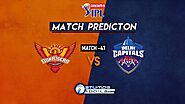 IPL 2020: SRH vs DC Match Prediction | Match 47 | SRH vs DC