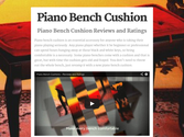 Piano Bench Cushion