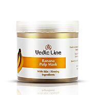 Banana Pulp Pack | Vedicline | fruit cream | skincare | 100ml