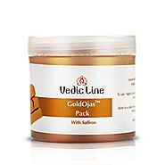 Gold Ojas Pack | Vedicline | Face pack | Skincare 100ml | 500ml