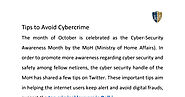 Tips to Avoid Cybercrime