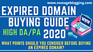 How To Buy Expired Domain - Proper Way To Buy An Expired Domain 2020