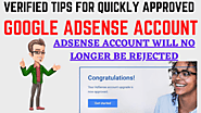 Verified Tips For Getting Instant Approval From Google Adsense