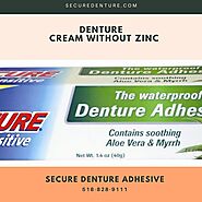 Denture Cream Without Zinc