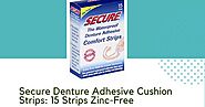 Secure Lower Denture Cushions Strips