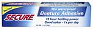 Secure Denture Adhesive | Dental Adhesive | Denture Glue | Denture Cream Without Zinc
