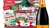 Veuve Clicquot Brut Champagne And Thanksgiving Gourmet Gift Basket