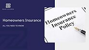 All You Need to know About Homeowners Insurance