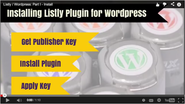 1. Installing the Listly Wordpress Plugin