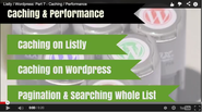 7. Managing Caching / Performance on Your Blog with Listly's Wordpress Plugin