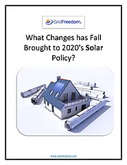 What Changes has Fall Brought to 2020's Solar Policy?