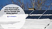 Are There Enough Solar Panel Leads to Get You Through This Winter Season?