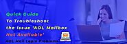 Quick Guide To Troubleshoot the issue ‘AOL Mailbox Not Available’ : desktopgold67 — LiveJournal
