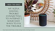 Alexa Won't Connect to WiFi 1-8007956963 Connect Alexa to WiFi -Call Now