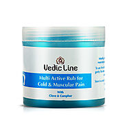 Cold & Muscular Pain Relief Rub | Vedicline | 400ml | 100ml