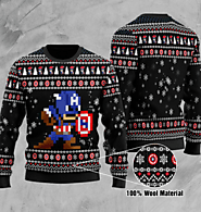 Captain America Ugly Christmas Sweater 2020