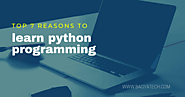 Top 7 reasons to learn python programming | Bagyatech