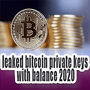 leaked bitcoin private keys with balance 2020