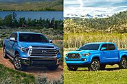 The Orange auto sales dealer help you choose between a Toyota Tacoma and a Toyota Tundra