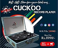 CUCKOO - 3 SPEED RECORD PLAYER/TURNTABLE