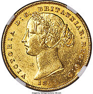 Victoria gold Sovereign 1863-SYDNEY MS62 NGC by Heritage Auctions | Auction Daily