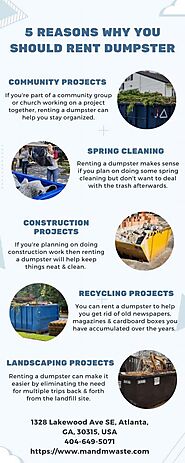 5 Reasons Why You Should Rent A Dumpster