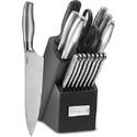 Amazon.com: stainless steel knife set and block