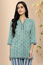 Bharathi Green Kurti