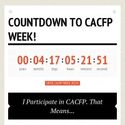 Infographic: Countdown to CACFP Week! | Infogram