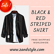 Black & Red Striped Shirt : Zand Style