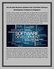 Get the Best Business Solution from Top Notch Software Development Company in Singapore by Genic Solutions - Issuu
