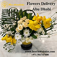 Flowers Delivery Abu Dhabi - Beechocolates