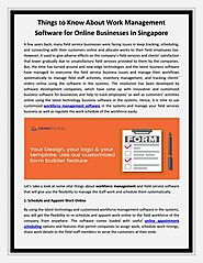 Things to Know About Work Management Software for Online Businesses in Singapore. by genicteams - Issuu