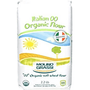 Organic Italian "00" Soft Wheat Flour by Molino Grassi - 2.2 lb. | Premium Italian Food at Home