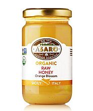 Organic, Raw Orange Blossom Honey | by Asaro Farm 7 oz