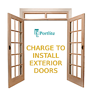 How much does lowes charge to install exterior doors