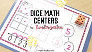 Dice Math Centers For Kindergarten | Creative Kindergarten