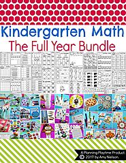 Kindergarten Math - The Full Year Bundle - Planning Playtime
