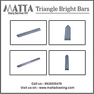 Matta Drawing | Leading Manufacturer of Triangle Bright Bar In India