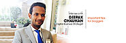Interview with Deepak Chauhan from Vocso, Sharing Blogging Tips for Bloggers