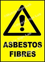 Asbestos Fibres Sign and Images in India with Online Shopping Website.