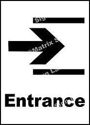 Entrance Right Sign and Images in India with Online Shopping Website.