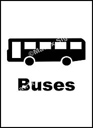 Buses Sign and Images in India with Online Shopping Website.