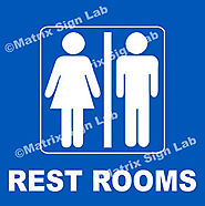 Rest Rooms Sign and Images in India with Online Shopping Website.