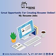 My Resume Jobs! Your perfect choice for online resume makers!