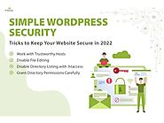 Simple word press security tricks to keep your website secure