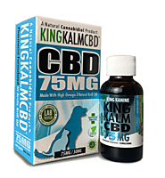 CBD for Dogs | 75 mg King Kalm™ CBD | 30-Day Money-Back Guarantee
