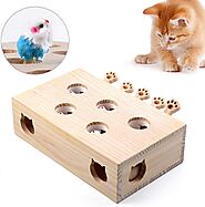 Wooden Whack A Mole Mouse Game